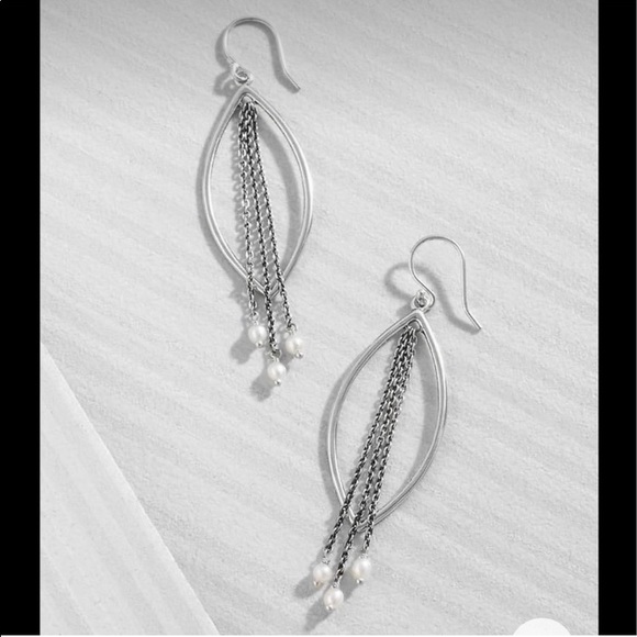 Silpada Jewelry Silpada Sterling And Pearl Dangle Earrings Poshmark
